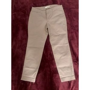 Light Gray OLD NAVY Pixie Chino Pants (8)
